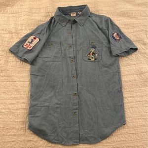 Disney button up shirt